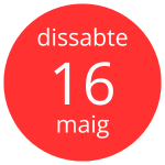dissabte 16 maig